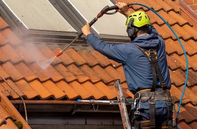 Démoussage et hydrofuge de toiture à Cazavet